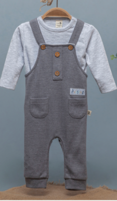 Wholesale Baby Boys 2-Piece Rompers and Long Sleeve T-shirt Set 3-12M BabyZ 1097-4221 - BabyZ (1)