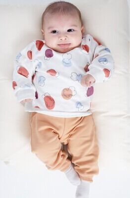 Wholesale Baby Boys 2-Piece Set 3-12M Serkon Baby&Kids 1084-M1885 Brown