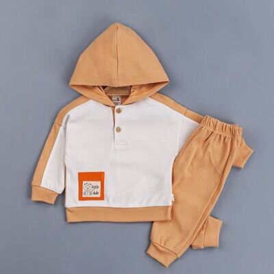 Wholesale Baby Boys 2-Piece Set With Hoodie 6-24M BabyZ 1097-4740 Orange