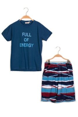 Wholesale Baby Boys 2-Piece Set With Tshirt 5-14M Zeyland 1070-231Z3NHC79_LACIVERT - Zeyland (1)