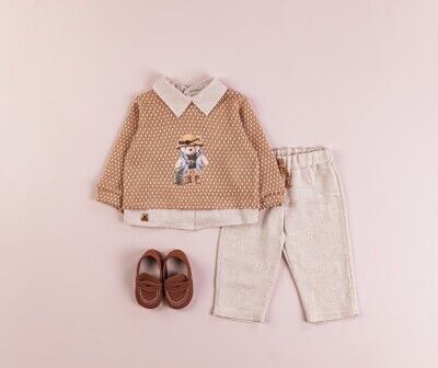 Wholesale Baby Boys 2-Piece Sweater and Pants Set 3-12M BabyRose 1002-4356 - BabyRose (1)