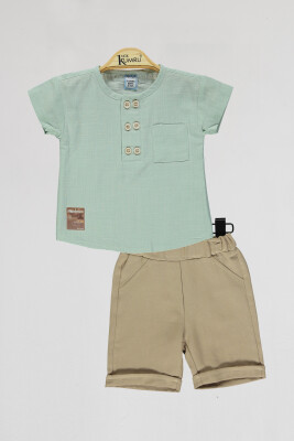 baby boy mint green shirt