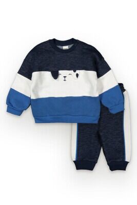 Wholesale Baby Boys 2-Piece Tracksuit Set 6-18M Tuffy 1099-6711 Navy 