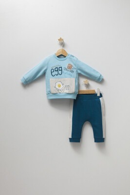 Wholesale Baby Boys 2-Piece Tracksuit Set 6-24M Tongs 1028-4323 - Tongs