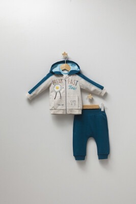 Wholesale Baby Boys 2-Piece Tracksuit Set 6-24M Tongs 1028-4324 - Tongs