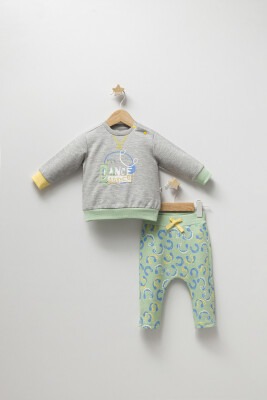 Wholesale Baby Boys 2-Piece Tracksuit Set 6-24M Tongs 1028-4853 - Tongs