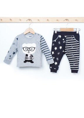 Wholesale Baby Boys 2-Piece Tracksuit Set 9-24M Elnino 1025-20326 - Elnino (1)