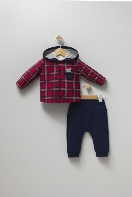 Wholesale Baby Boys 3-Pice Tracksuit Set 6-24M Tongs 1028-4333 - Tongs (1)