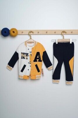 Wholesale Baby Boys 3-Piece Jacket Pants and Long Sleeve T-Shirt Set 6-18M Lummy Baby 2010-9070 - Lummy Baby (1)