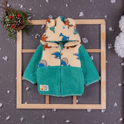 Wholesale Baby Boys Cardigan With Hoodie 6-24M BabyZ 1097-4758 - BabyZ