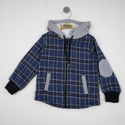 Wholesale Baby Boys Jacket 6-24M Timo 1018-T4EDÜ012222551 Indigo