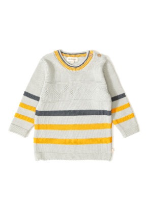 Wholesale Baby Boys Knitwear Sweater 3-12M Patique 1061-21067 Light Grey