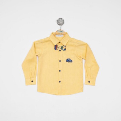 Wholesale Baby Boys Long Sleeve Shirt 6-24M Timo 1018-TEDÜ012234231 - Timo