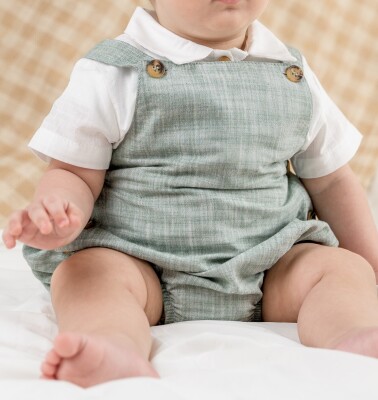 Wholesale Baby Boys Overalls 6-24M Miniborn 2019-6124 Green