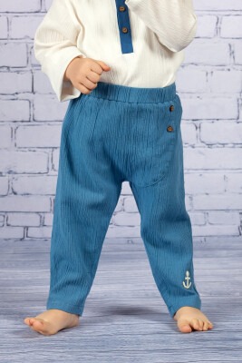 Wholesale Baby Boys Pants 6-24M Zeyland 1070-231M1SET01 Saxe