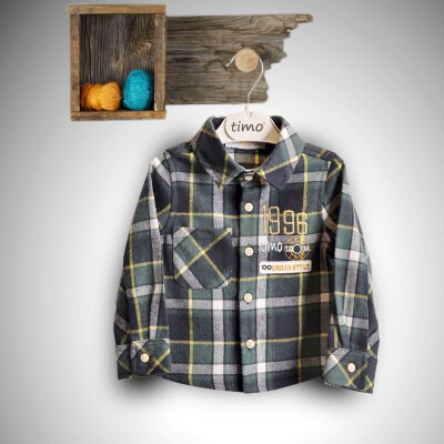 Wholesale Baby Boys Shirts 6-24M Timo 1018-T3EDÜ012235851 - Timo (1)