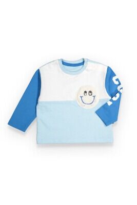 Wholesale Baby Boys Sweatshirt 6-18M Tuffy 1099-7001 Ice blue