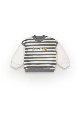 Wholesale Baby Boys Sweatshirt 6-18M Tuffy 1099-7020 Ecru