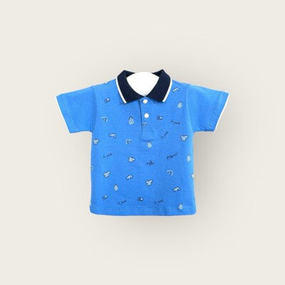 Wholesale Baby Boys T-shirt 6-18M Algiy Mini 2047-3550 - Algiy Mini
