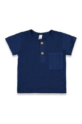 Wholesale Baby Boys T-shirt 6-18M Difa 1078-17006 Navy 