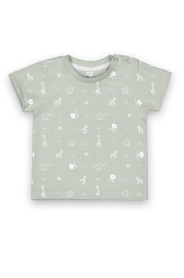 Wholesale Baby Boys T-shirt 6-18M Difa 1078-17009 Green