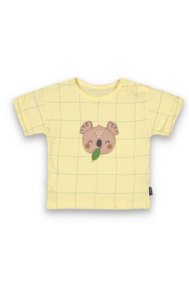 Wholesale Baby Boys T-shirt 6-18M Tuffy 1099-8013 Yellow
