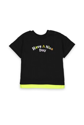 Wholesale Baby Boys T-shirt 6-18M Tuffy 1099-8015 Black