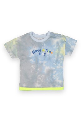 Wholesale Baby Boys T-shirt 6-18M Tuffy 1099-8015 Yellow Batik 
