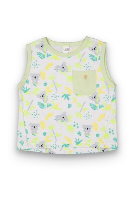 Wholesale Baby Boys T-shirt 6-18M Tuffy 1099-8023 White