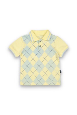 Wholesale Baby Boys T-shirt 6-18M Tuffy 1099-8025 Yellow