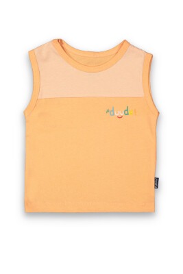 Wholesale Baby Boys T-shirt 6-18M Tuffy 1099-8028 Orange