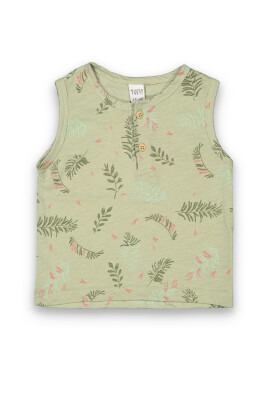 Wholesale Baby Boys T-shirt 6-18M Tuffy 1099-8030 Khaki