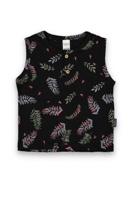 Wholesale Baby Boys T-shirt 6-18M Tuffy 1099-8030 Black
