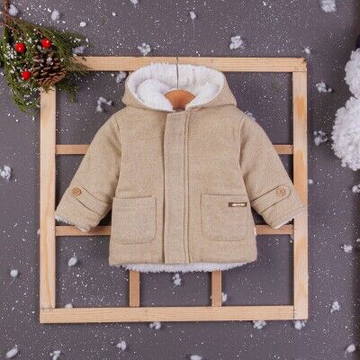 Wholesale Baby Boys Welsoft Cardigan With Hoodie 6-24M BabyZ 1097-4666 - BabyZ