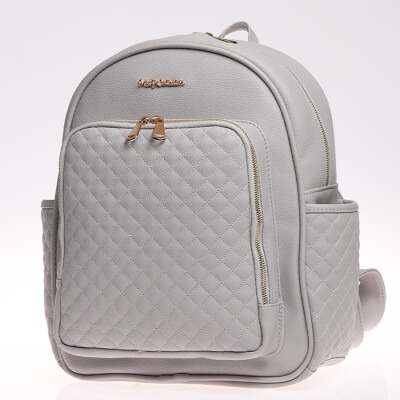 Wholesale Baby Care Diaper Bag Backpack 0-12M My Collection 1082-7130 Gray