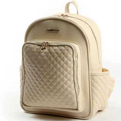 Wholesale Baby Care Diaper Bag Backpack 0-12M My Collection 1082-7130 Cream