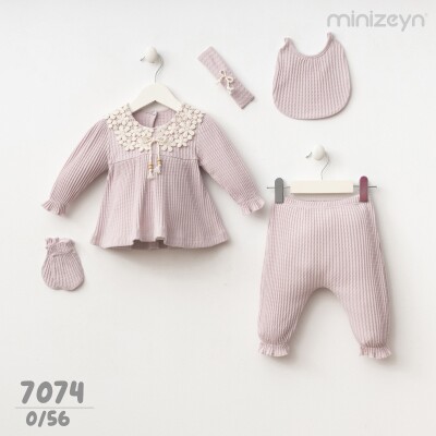Wholesale Baby Girl 5pcs Set0-3M Minizeyn 2014-7074 - Minizeyn