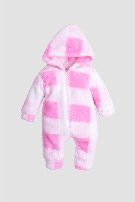 Wholesale Baby Girl Check Welsoft Jumpsuit 1-4Y Kidexs 1026-40132 - Kidexs (1)