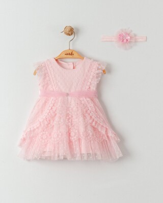 Wholesale Baby Girl Dress 0-12M Miniborn 2019-3103 - Miniborn