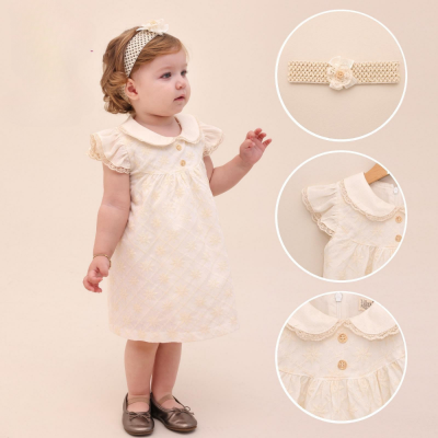 Wholesale Baby Girl Dress 9-24M Lilax 1049-6740 - Lilax