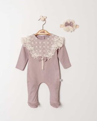 Wholesale Baby Girl Jumpsuit 0-6M Miniborn 2019-6338 - Miniborn