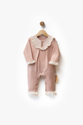 Wholesale Baby Girl Jumpsuit 3-9M Bebbemini 2065-BM-2362 Salmon Color 
