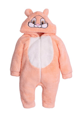 Wholesale Baby Girl Welsoft Jumpsuit 1-4Y Kidexs 1026-40138 Salmon Color 