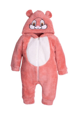 Wholesale Baby Girl Welsoft Jumpsuit 1-4Y Kidexs 1026-40138 Vermilon