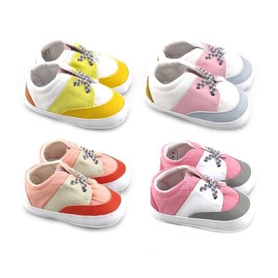 Wholesale Baby Girls 12-Piece Shoes 17-19EU FUNNY 2004-7345 - 