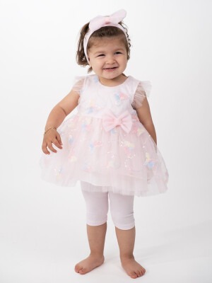 Wholesale Baby Girls 2-Piece Blouse and Leggings set 6-24M Serkon Baby&Kids 1084-M0404 - Serkon Baby&Kids