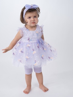Wholesale Baby Girls 2-Piece Blouse and Leggings set 6-24M Serkon Baby&Kids 1084-M0404 - Serkon Baby&Kids (1)