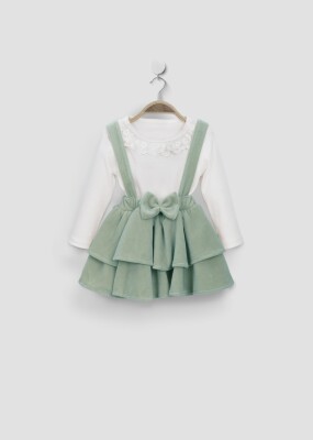 Wholesale Baby Girls 2-Piece Dress and Blouse Set 6-18M Minicorn 2018-2342 Green
