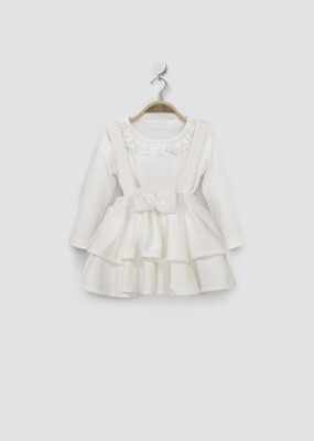 Wholesale Baby Girls 2-Piece Dress and Blouse Set 6-18M Minicorn 2018-2342 Ecru