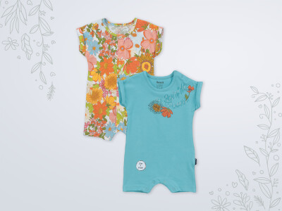 Wholesale Baby Girls 2-Piece Jumpsuit 3-18M Miniworld 1003-18196 - Miniworld